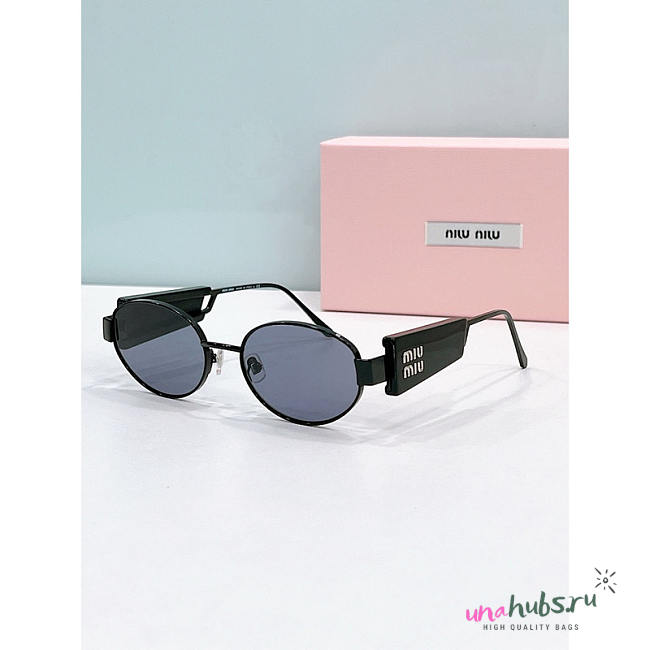 Miu Miu Glimpse SMU 11WS Oval Sunglasses - 1