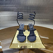 Rene Caovilla Cleo Sandal Navy Blue - 1