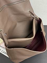 Chanel 26S Flap Bag MAXI silver Light Brown 38.5x26x11cm - 3