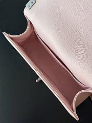 Chanel Boy Bag Pink Caviar silver 25cm - 2