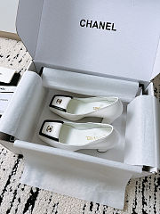 Chanel Pumps Lambskin white 9cm - 3