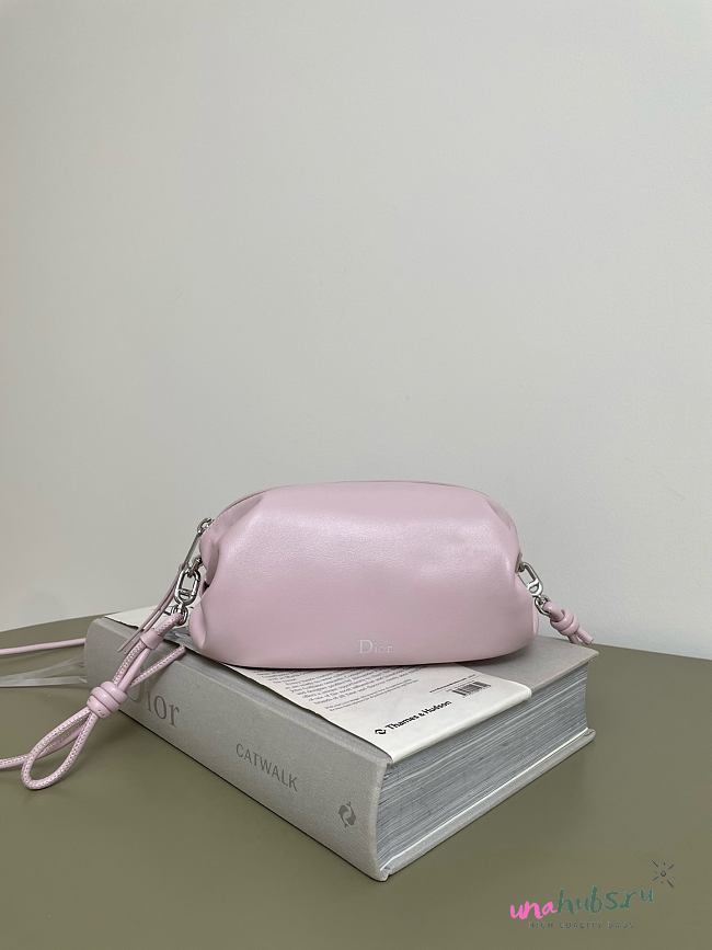 Dior Bow Pouch pink 20x11x8cm - 1