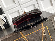Chanel 26k Flap Bag blac Lambskin 25cm - 5