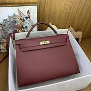 Hermes kelly 40 Burgundy Gold Epsom 40cm - 1