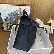 Hermes kelly 35 Black silver Epsom 35cm - 3