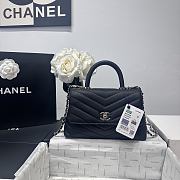 Chanel Coco Handle Black 23cm 02 - 1