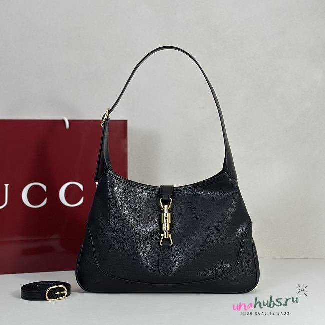 Gucci Jackie 1961 medium shoulder bag black 31.5x21x5cm - 1