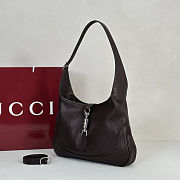 Gucci Jackie 1961 medium shoulder bag dark brown 31.5x21x5cm - 4
