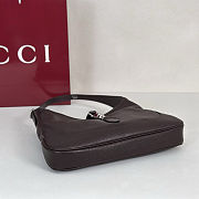 Gucci Jackie 1961 medium shoulder bag dark brown 31.5x21x5cm - 2