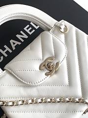 Chanel 26p Kelly white 19x13x7cm - Unahubs - 5