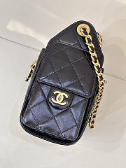 chanel mini handbag full gold lambskin 22x20x12.5cm - 2