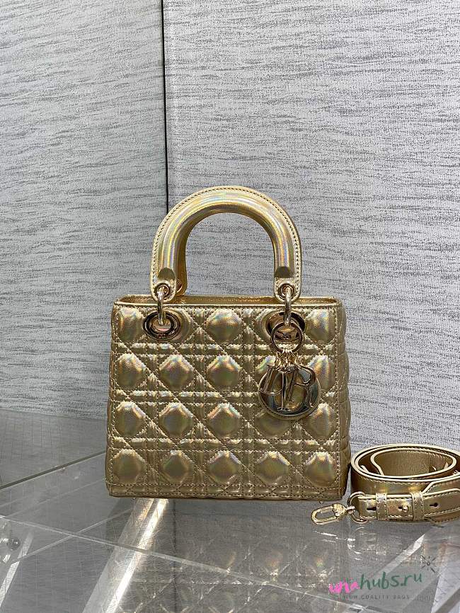 Dior Small Lady Bag gold 20cm - 1