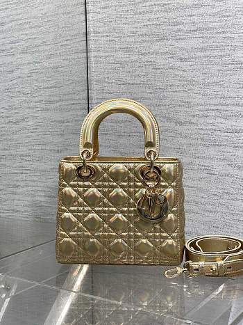 Dior Small Lady Bag gold 20cm