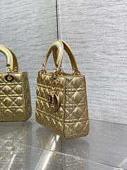 Dior Small Lady Bag gold 20cm - 3