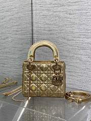 Dior Mini Lady Gold 17cm - 1