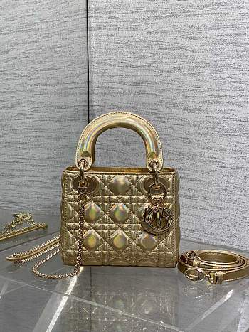 Dior Mini Lady Gold 17cm