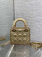Dior Mini Lady Gold 17cm - 2