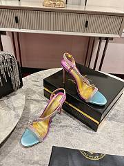 Christian Louboutin Pink Rosalie 100 Crystal Sandals - 2