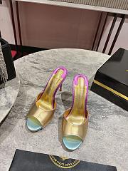 Christian Louboutin Me Dolly 100 Iridescent Leather Mules  - 2