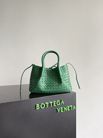 Bottega Veneta Green Small Pinacoteca 24x15x12cm
