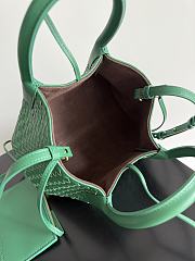 Bottega Veneta Green Small Pinacoteca 24x15x12cm - 3