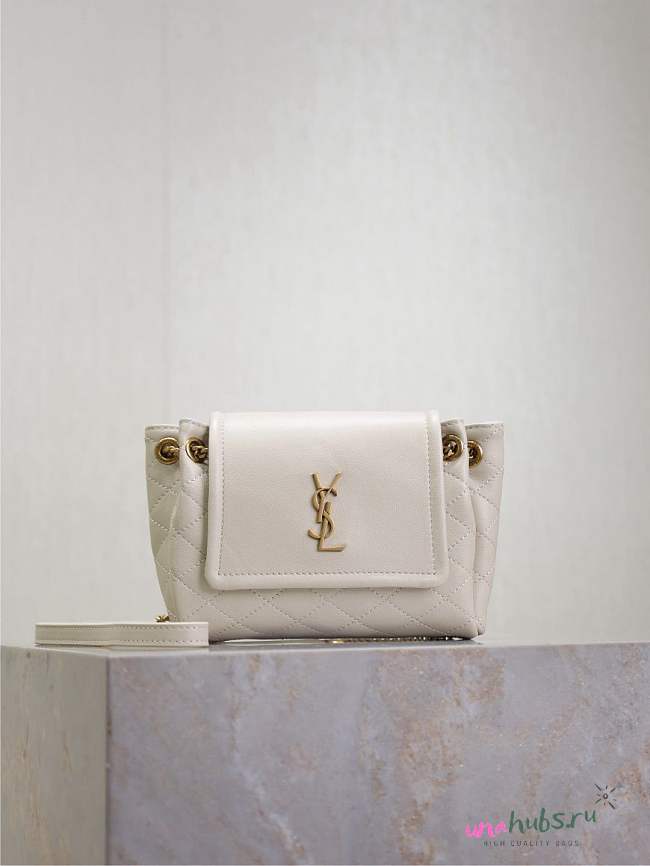 YSL Mini Nolita Bag white - 18x13x6cm - 1
