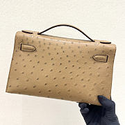 Chanel Kelly Beige Ostrich gold 22x13x7cm - 3