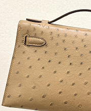 Chanel Kelly Beige Ostrich gold 22x13x7cm - 2