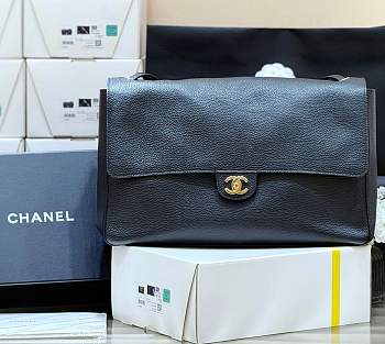 Chanel 26S Flap Bag MAXI black 38.5x26x11cm