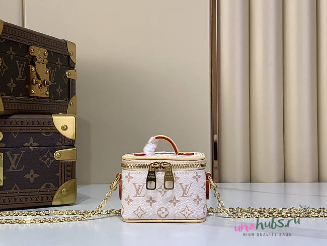 Louis Vuitton Micro Vanity Case Dune Beige 11x10x8cm - 1