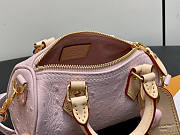 Louis Vuitton Nano Speedy Pink Ostrich - 16x10x7.5cm - 3