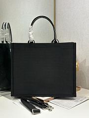 Dior Large Book Tote Black and White 42cm - 3