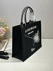 Dior Large Book Tote Black and White 42cm - 2