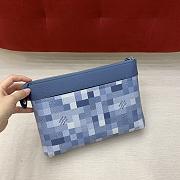 Louis Vuitton Pochette Voyage Souple Denim blue 33.5x26x5.5cm - 2