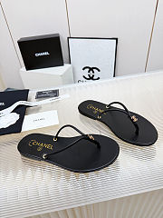 Chanel Black flip flop  - 1