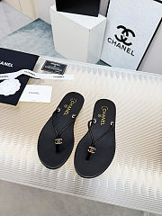 Chanel Black flip flop  - 4