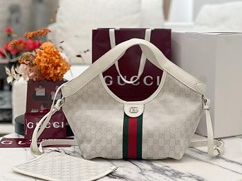 Gucci Giglio Small Tote Bag white 25x20x15cm - Unahubs