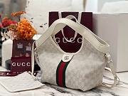 Gucci Giglio Small Tote Bag white 25x20x15cm - Unahubs - 4