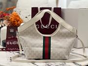 Gucci Giglio Small Tote Bag white 25x20x15cm - Unahubs - 2