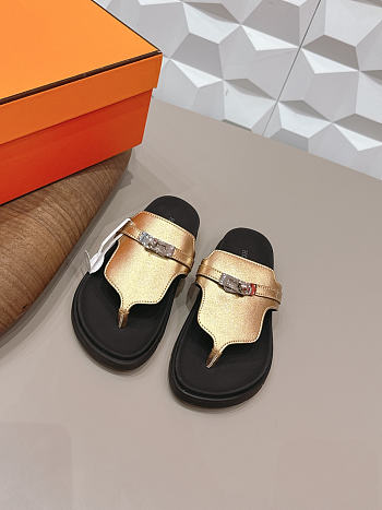 Hermes Empire sandal gold