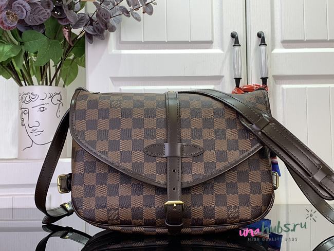 Louis Vuitton Saumur PM Damier Shoulder Bag 28x11x20cm - 1