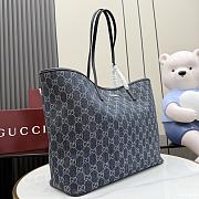 Gucci Tribeca large tote bag denim blue 38x29.5x13cm - 4