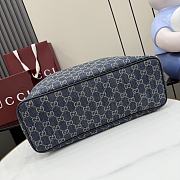 Gucci Tribeca large tote bag denim blue 38x29.5x13cm - 2