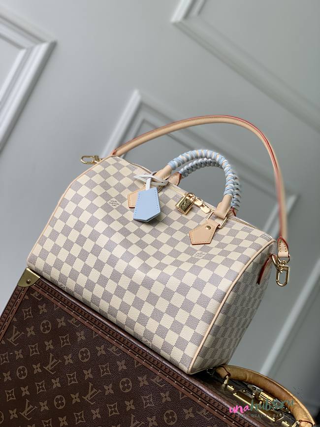 Louis Vuitton Speedy 30 Soft Damier Blue 30x21x17cm - 1
