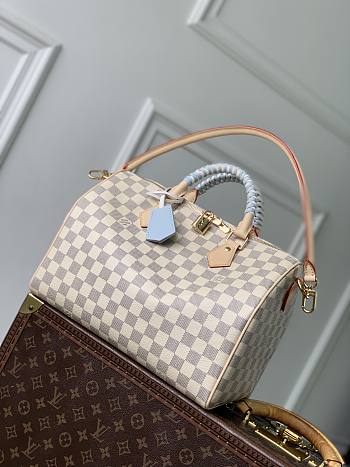 Louis Vuitton Speedy 30 Soft Damier Blue 30x21x17cm