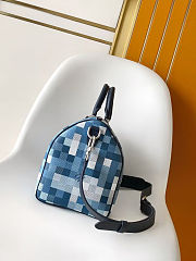 Louis Vuitton Speedy 30 Bandoulière Indigo Blue 34x22x19cm - 5