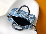 Louis Vuitton Speedy 30 Bandoulière Indigo Blue 34x22x19cm - 4