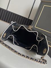 Chanel 25 Handbag Lambskin Black 30x26x14cm - 2