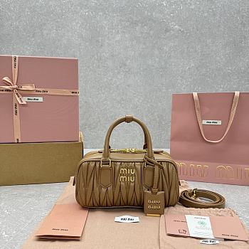 Miu Miu Arcadie Bag Caramel 23cm