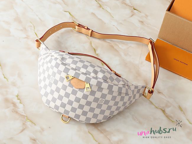 Louis Vuitton Bumbag White Damier 37x14x13cm - 1
